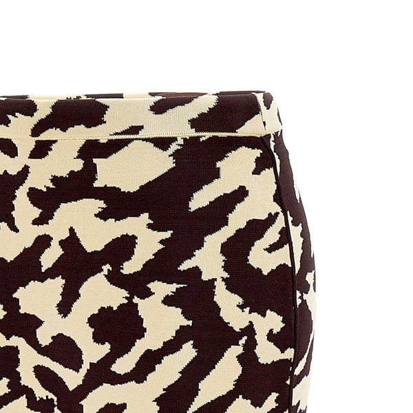 Nanushka Animal Printed Tube Midi Skirt