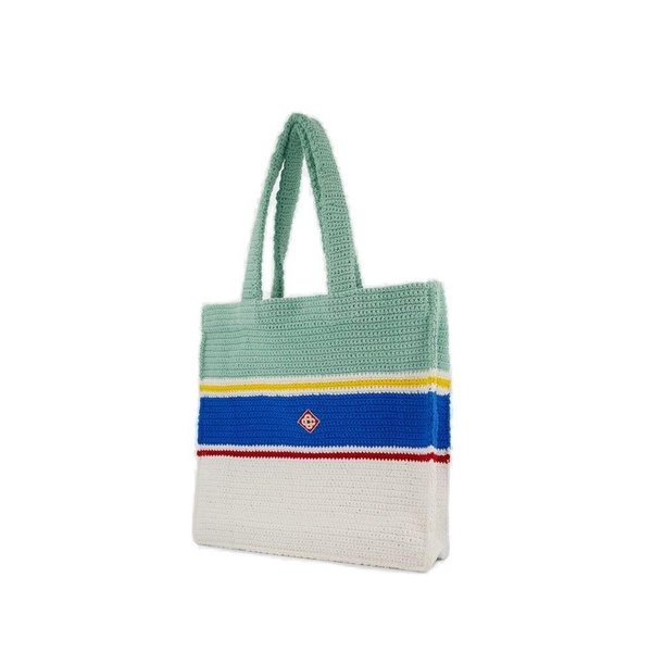 Casablanca Crochet Shopper Bag