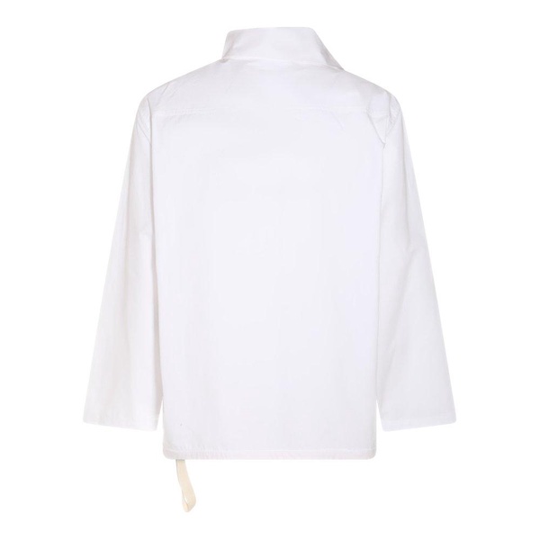 Jil Sander Asymmetric Drawstring Hem Shirt