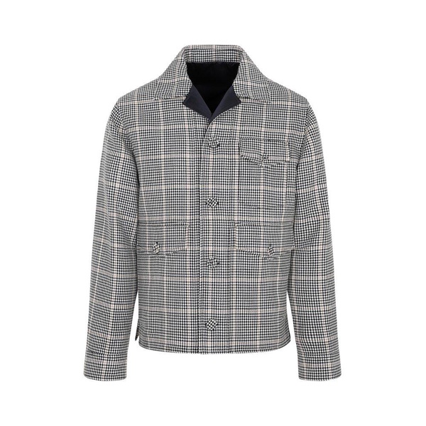 Dior Homme Checked Buttoned Jacket