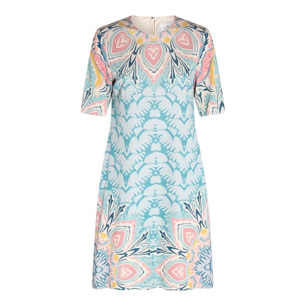 Etro Paisley Print Short-Sleeved Dress