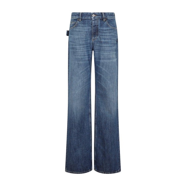 Bottega Veneta Medium Washed Straight Denim Jeans