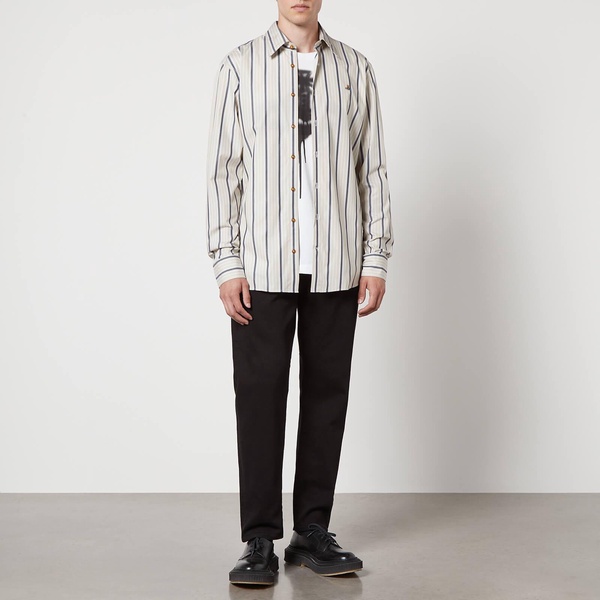 Vivienne Westwood Ghost Striped Cotton Shirt - IT 46/S