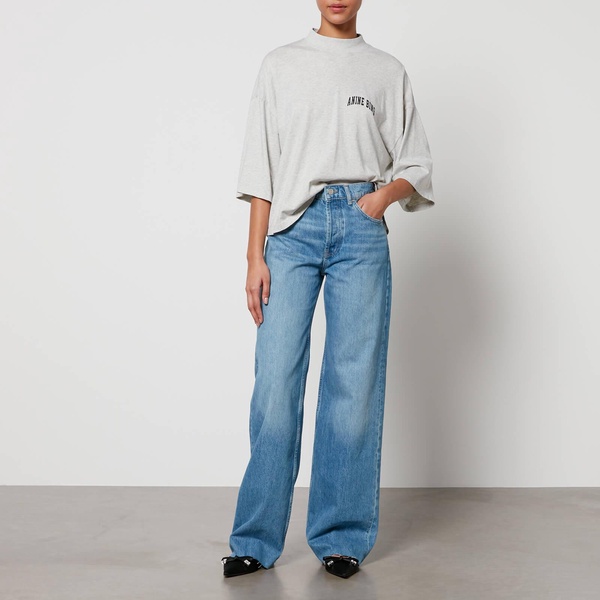 Anine Bing Hugh Denim Wide-Leg Jeans - W26