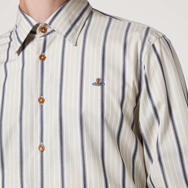 Vivienne Westwood Ghost Striped Cotton Shirt - IT 46/S