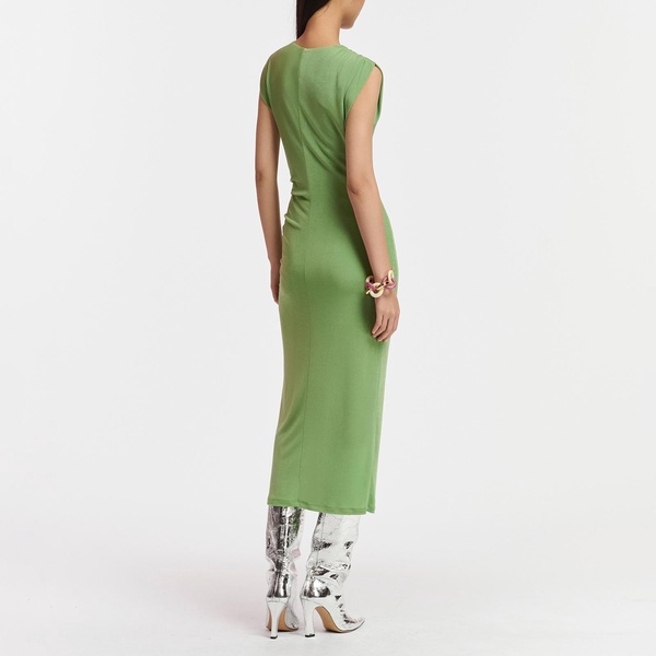 Essentiel Antwerp Fruili Gathered Woven Maxi Dress - XS