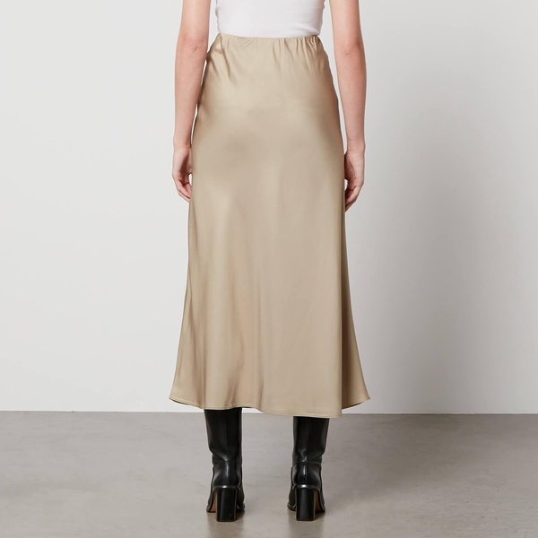 By Malene Birger Boshan Satin-Twill Midi Skirt - DK 36/UK 8