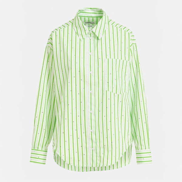 Essentiel Antwerp Fevertree Embellished Cotton-Poplin Shirt - XS