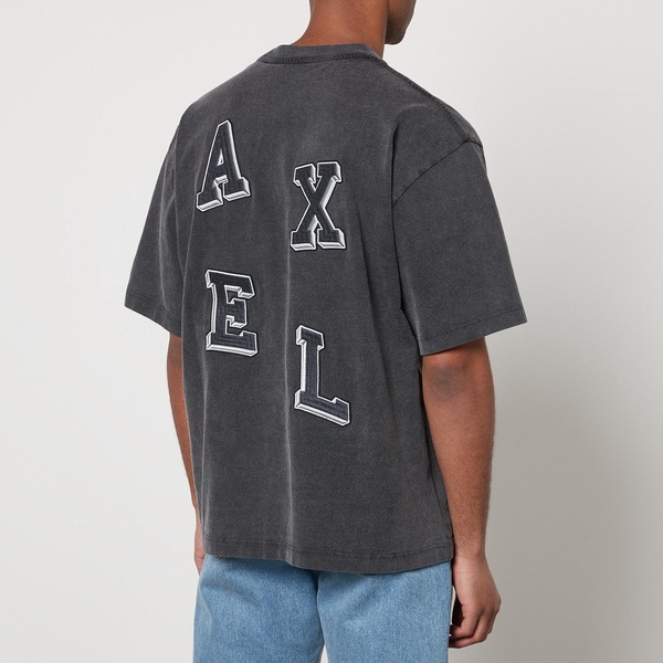 Axel Arigato Typo Embroidered Organic Cotton T-Shirt - S