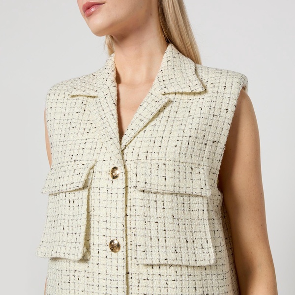 Anine Bing Alden Tweed Dress - XS