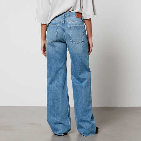 Anine Bing Hugh Denim Wide-Leg Jeans - W26