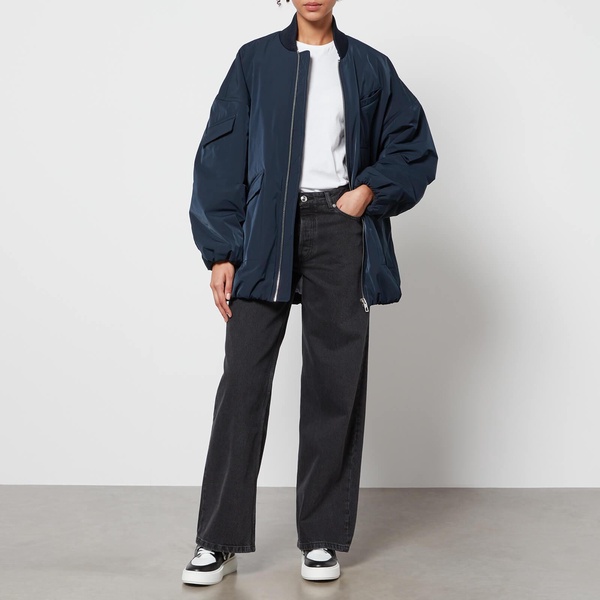 Ganni Oversized Shell Bomber Jacket - L/XL