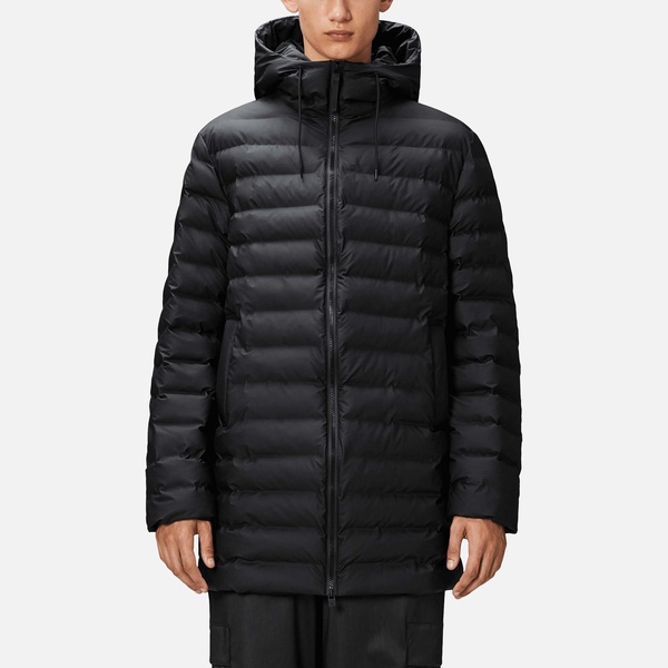 RAINS Lohja Quilted Shell Long Puffer Jacket - M