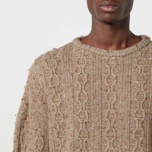 Our Legacy Popover Cable-Knit Wool-Blend Jumper - IT 46/S