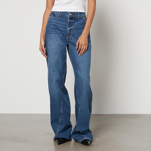 Anine Bing Briley Denim Wide-Leg Jeans - W30