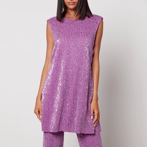 Stine Goya Isha Sequined Jersey Mini Dress - L