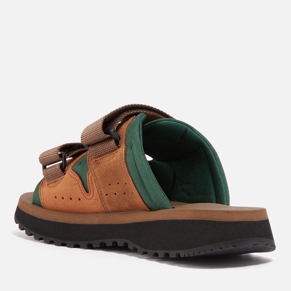 Suicoke Men's Mogi Ab Suede and Canvas Sandals - UK 9