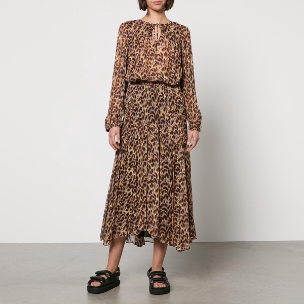 Marant Etoile Veronique Printed Chiffon Midi Skirt - FR 36/UK 8