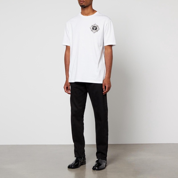 Balmain Straight Fit Badge T-Shirt - L