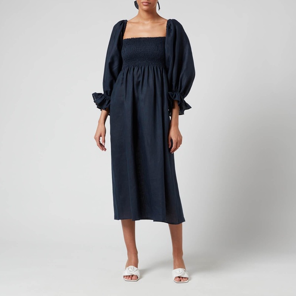 Sleeper Atlanta Linen Midi Dress - XS