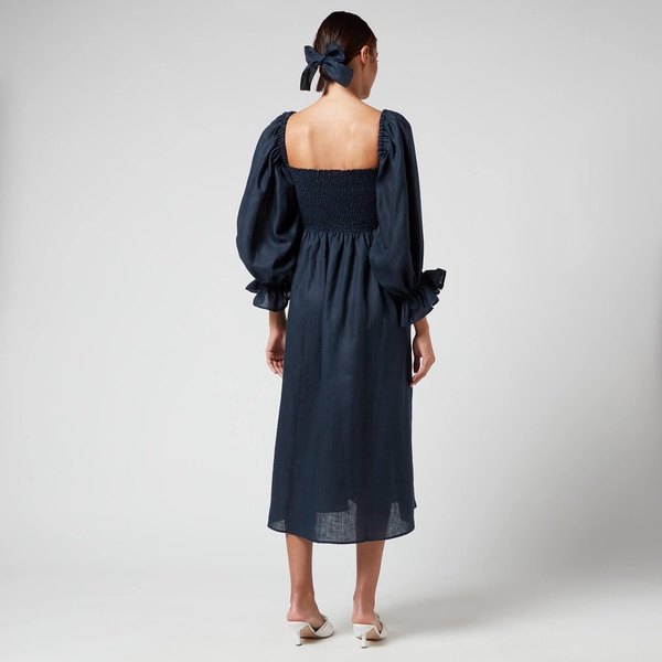 Sleeper Atlanta Linen Midi Dress - XS