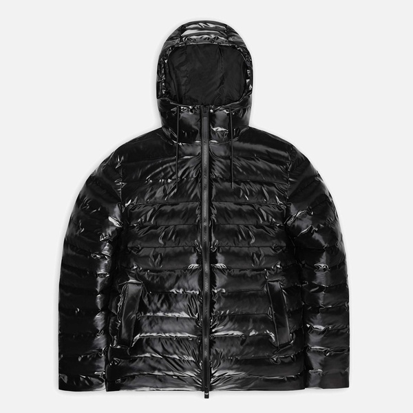 RAINS Lohja Quilted Shell Puffer Jacket - L