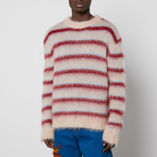 Marni Striped Mohair-Blend Jumper - IT 48/M