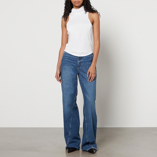 Anine Bing Briley Denim Wide-Leg Jeans - W30