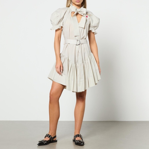 Vivienne Westwood Heart Cotton-Poplin Shirt Dress - UK 10