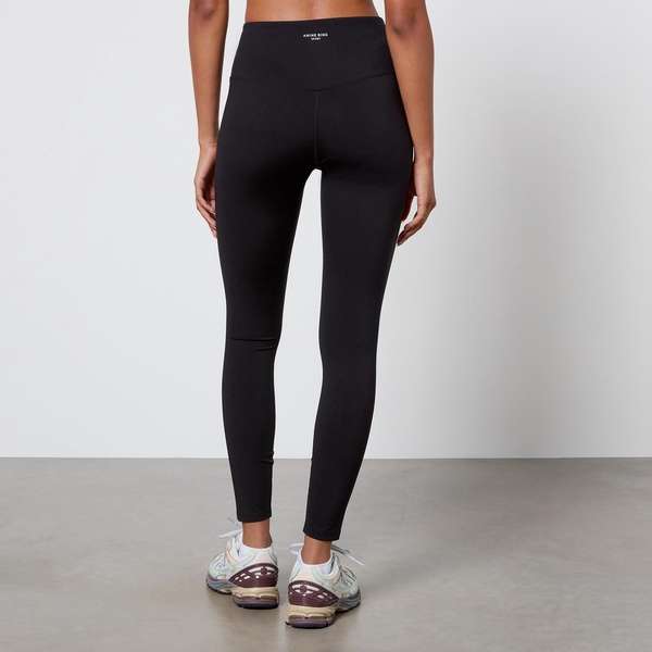 Anine Bing Blake Stretch-Jersey Leggings - L