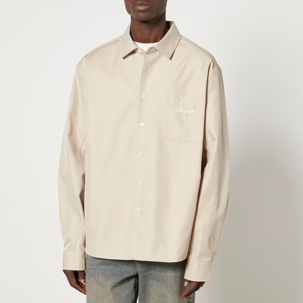 Axel Arigato Flow Logo-Embroidered Twill Overshirt - S