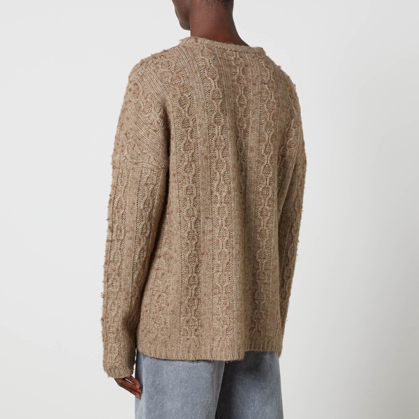 Our Legacy Popover Cable-Knit Wool-Blend Jumper - IT 46/S