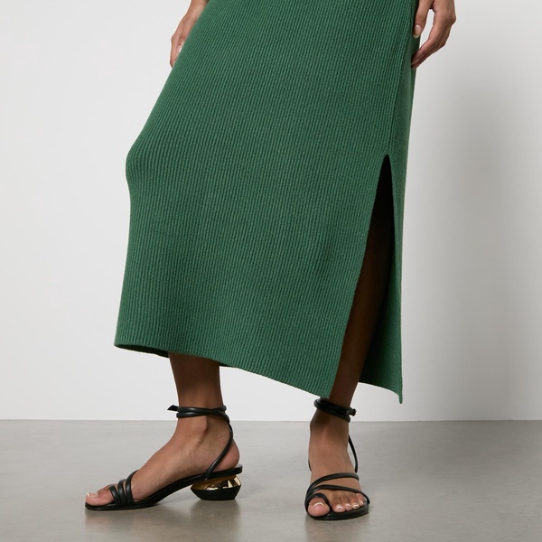 By Malene Birger Kyara Ribbed-Knit Maxi Skirt - M