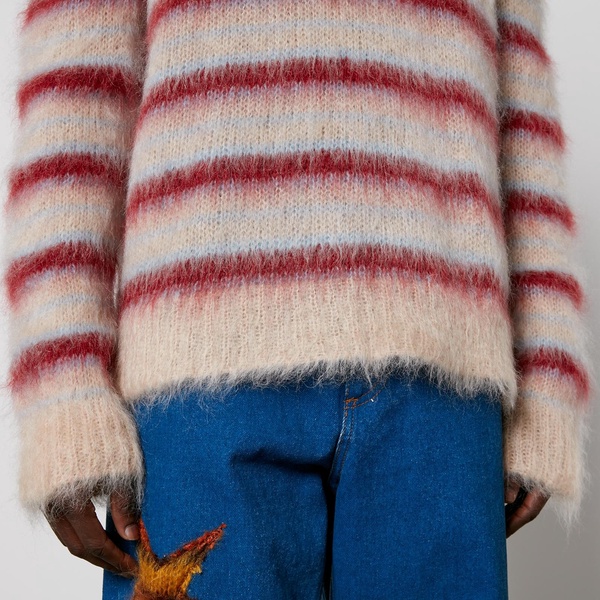 Marni Striped Mohair-Blend Jumper - IT 48/M