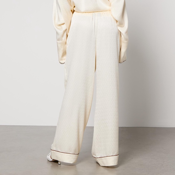 Sleeper Pastelle Oversized Jacquard Trousers - XXS-XS