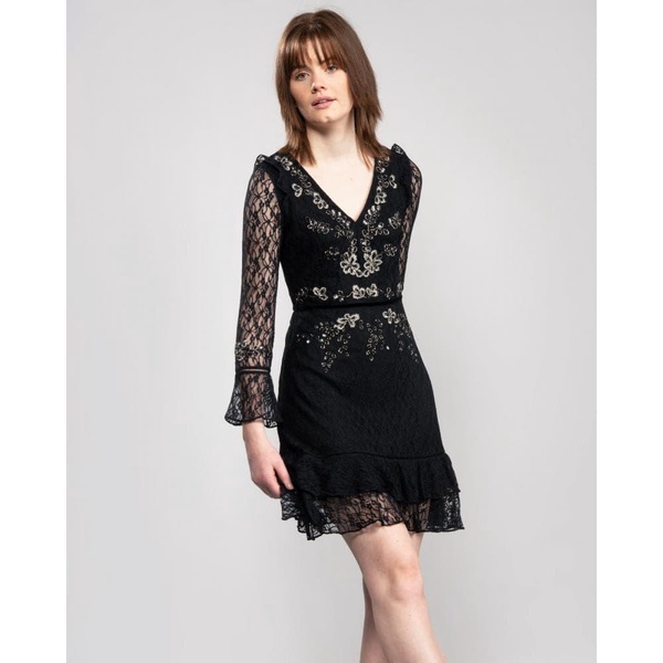 Bella Sparkle Embelished Lace Womens Dress