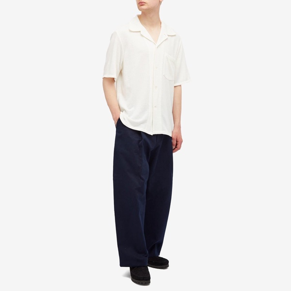 Studio Nicholson Sorte Deep Pleat Volume Twill Pant