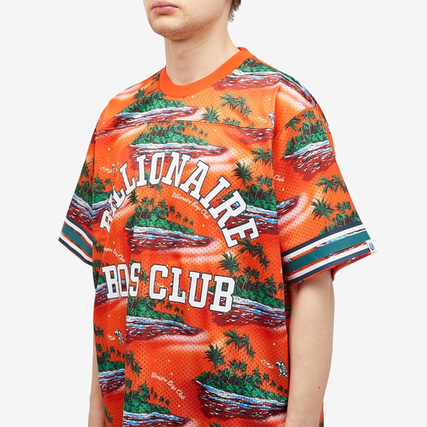 Billionaire Boys Club Tropical Print Football Top