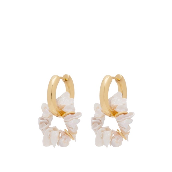 Anni Lu Pearl Power Hoop Earrings