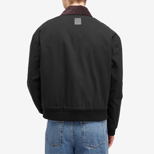 Loewe Cord Collar Bomber Jacket