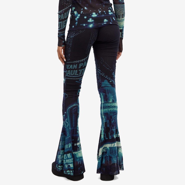 Jean Paul Gaultier Pigalle Print Mesh Trousers