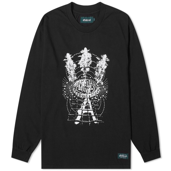 Afield Out Long Sleeve Stone T-Shirt