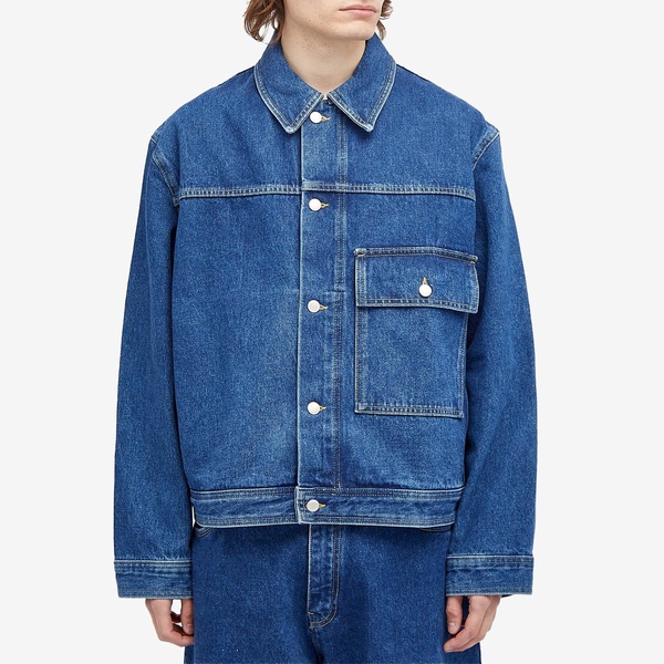 Studio Nicholson Petar Patch Pocket Denim Jacket