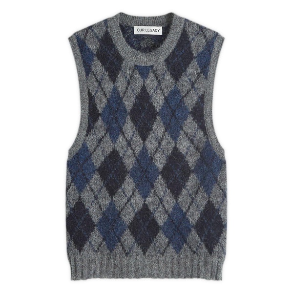 Our Legacy Argyle Knit Vest