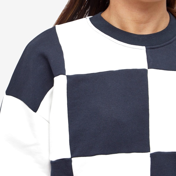 Sunnei Dama Patchwork Crew Sweater