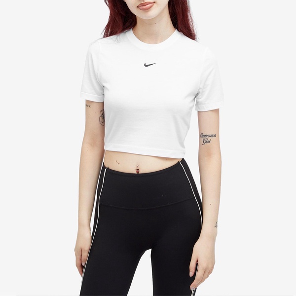 Nike Essential Slim Crop Swoosh T-Shirt