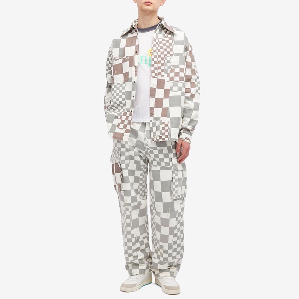 ERL Checkerboard Canvas Jacket