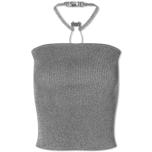 GCDS Hoop Metallic Knit Top