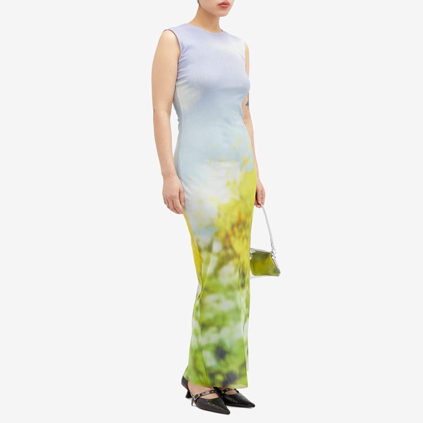 Acne Studios Women Blurred Print Maxi Dress