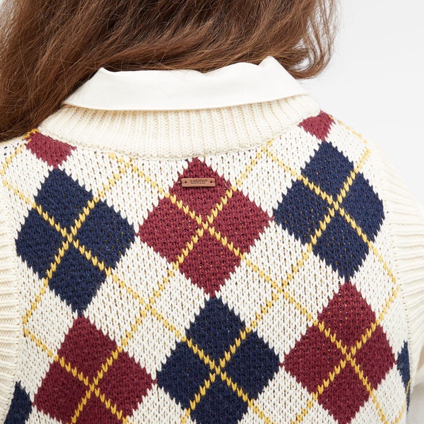 Levi's Knitted Argyle Vest